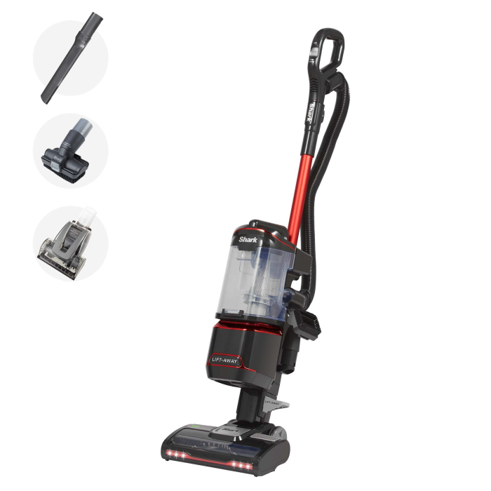 Gilbert Vanstone Shark NV602UKT Lift Away Upright Vacuum Cleaner Pet Model Red Cornwall s Electrical Appliance Experts Euronics Supplier